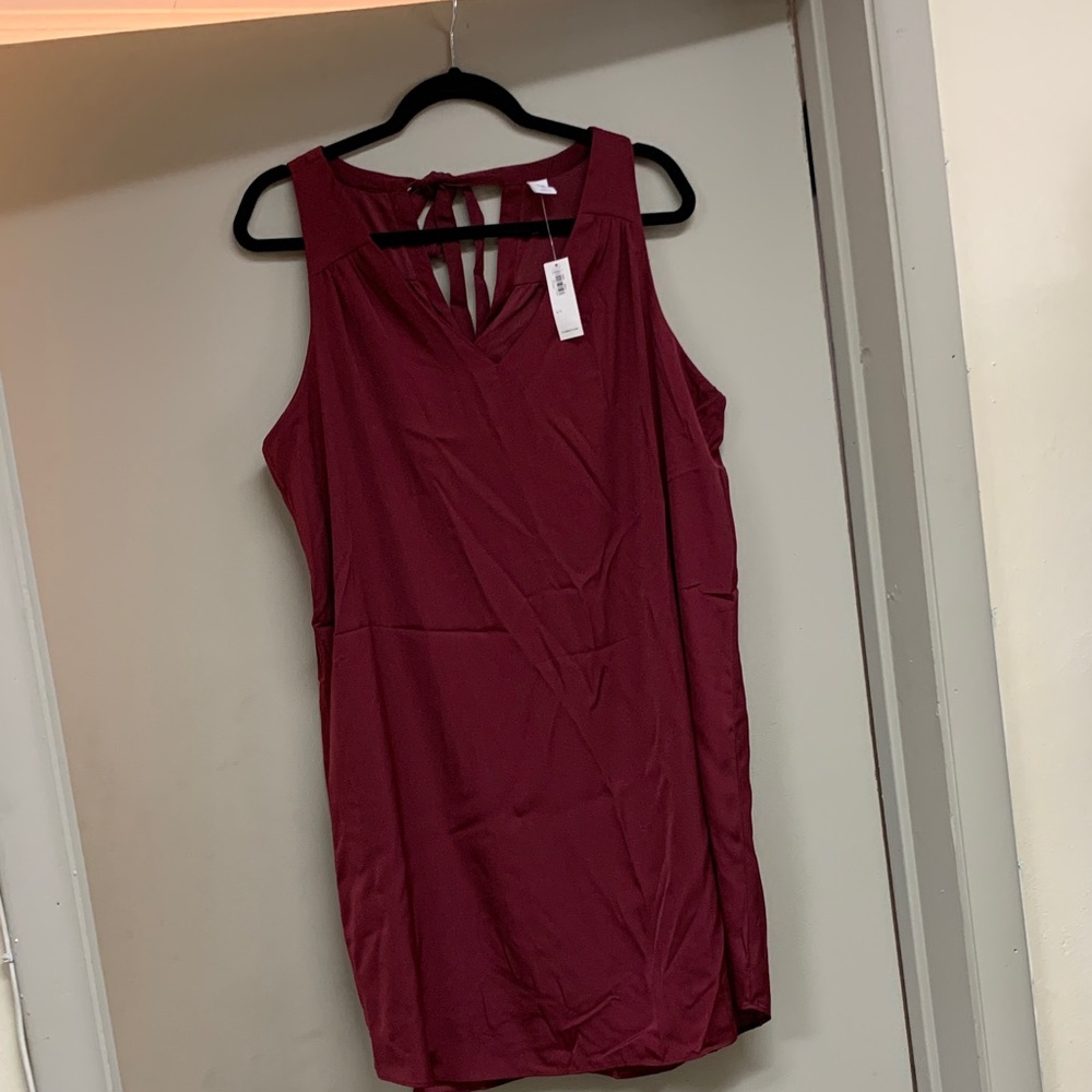 Old Navy Sleeveless Maroon Tank Dress
